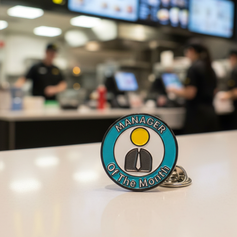 Manager of the Month Pin