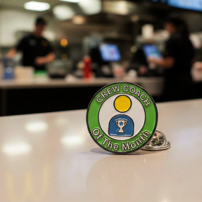 Crew Coach of the Month Pin