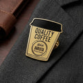 Quality Coffee Pin