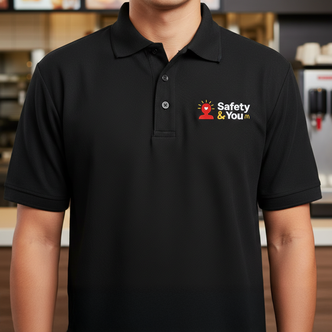 Safety & You Embroidered Polo Shirt